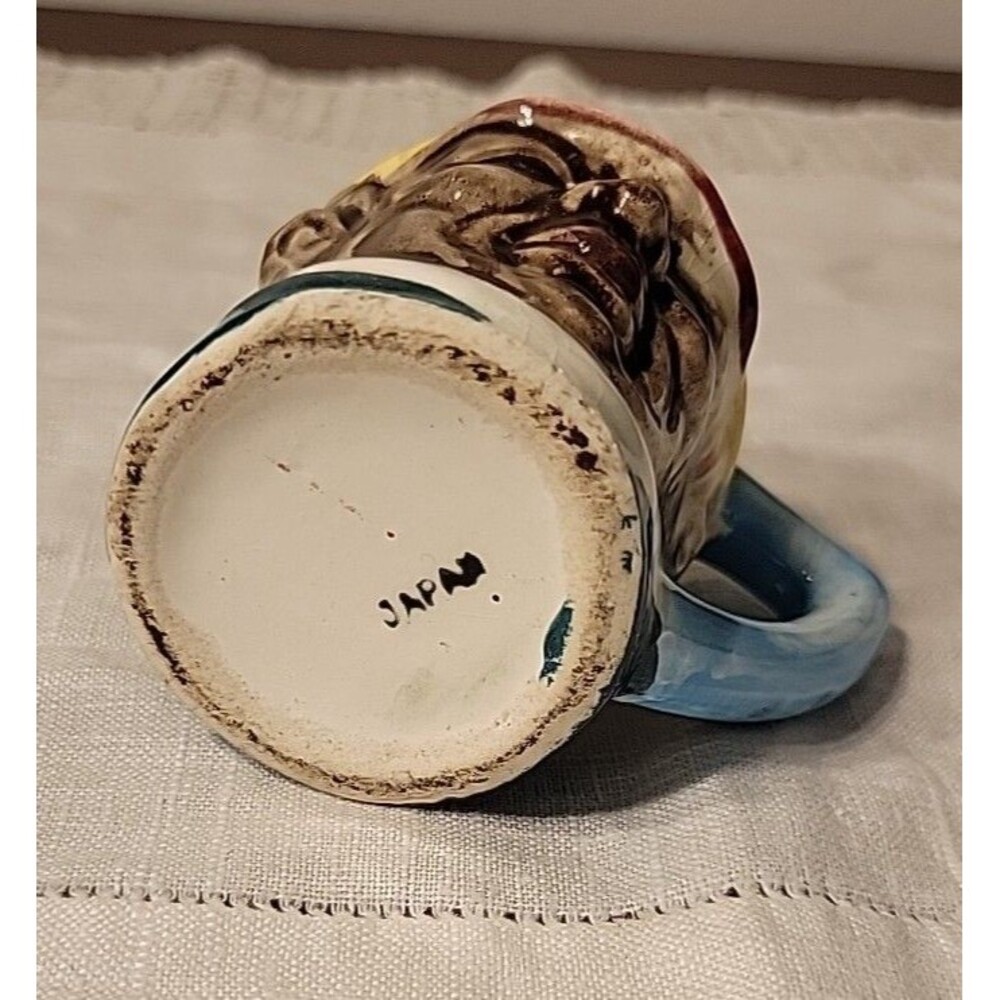 Mini Vintage Toby Mug Japan Hand Painted Ceramic/Porcelain - Picture 8 of 8